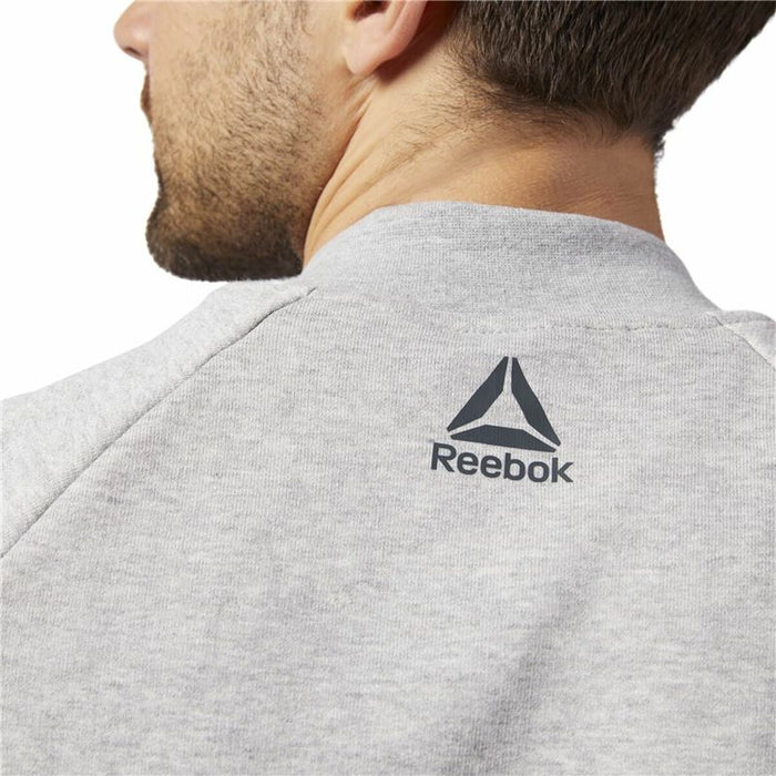 Jachetă Sport de Bărbați Reebok Bomber Retro Gri