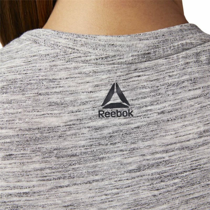 Tricou cu Bretele Damă Reebok Marble Muscle Gri deschis