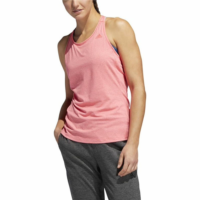 Tricou de Damă fără Mâneci Adidas 3 Stripes Tank Roz