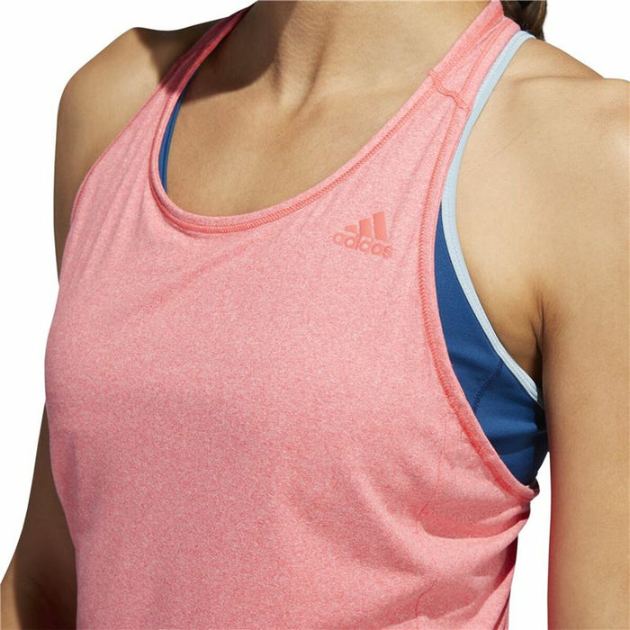 Tricou de Damă fără Mâneci Adidas 3 Stripes Tank Roz