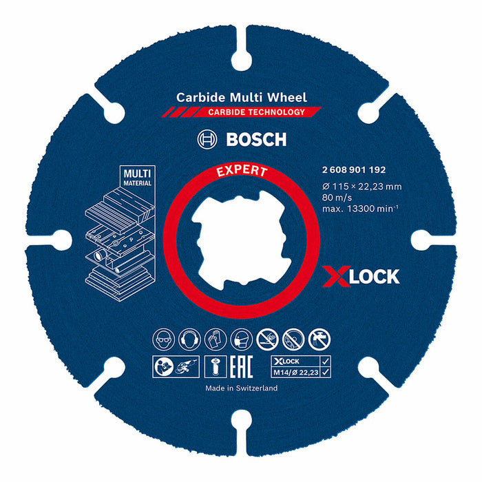 Disc de tăiere BOSCH X-Lock Expert 2608901192 Toate tipurile de materiale Ø 115 mm
