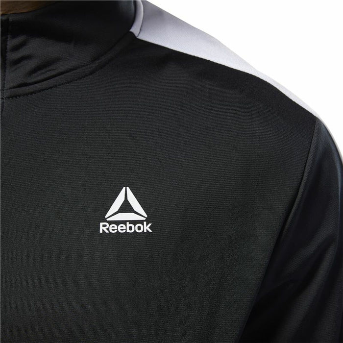 Jachetă Sport de Bărbați Reebok Essentials Linear Logo Negru