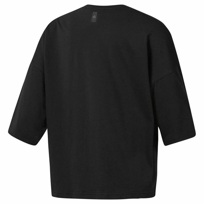 Tricou cu Mânecă Lungă Femei Reebok Negru