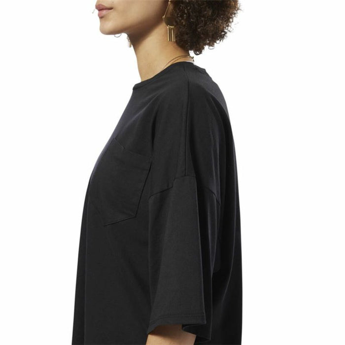 Tricou cu Mânecă Lungă Femei Reebok Negru