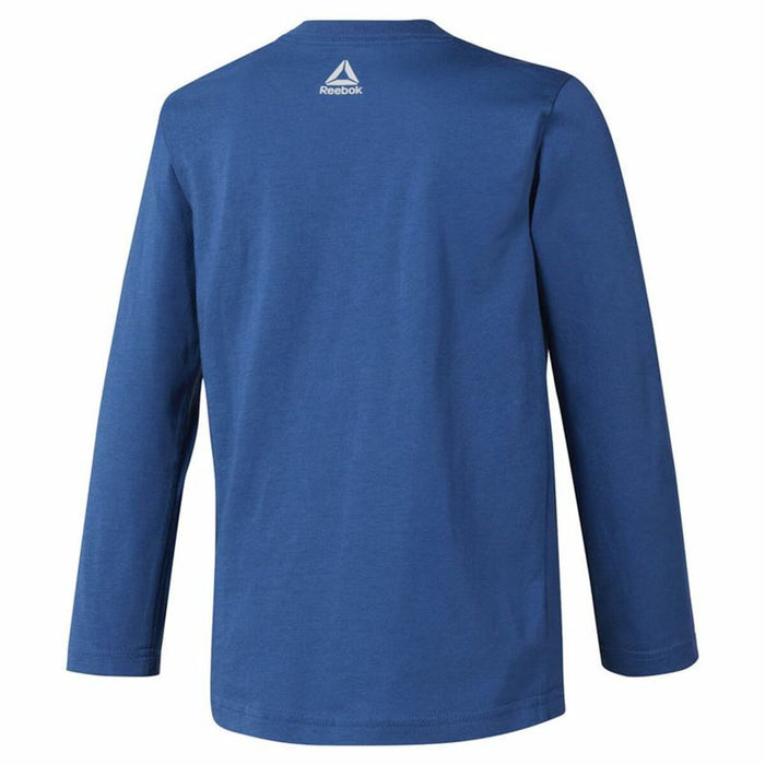 Tricou cu Mânecă Lungă Copii Reebok Boys Training Essentials Albastru