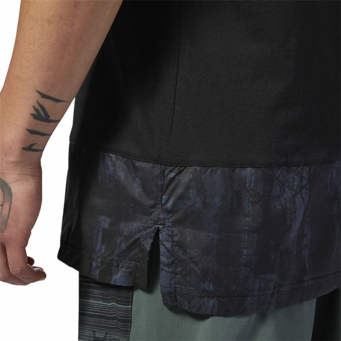 Tricou cu Mânecă Scurtă Bărbați Reebok Negru
