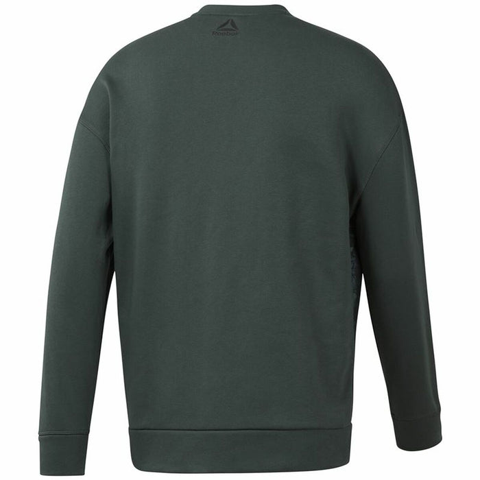 Hanorac fără Glugă Bărbați Reebok Verde
