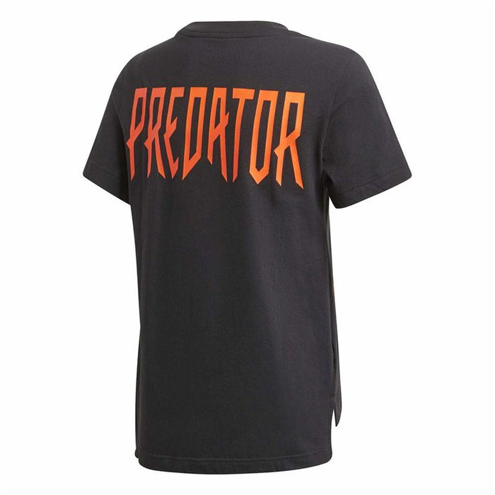 Tricou cu Mânecă Scurtă pentru Copii Adidas Negru