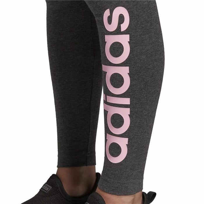 Colanți Sport de Damă Adidas Essentials Linear Gri închis