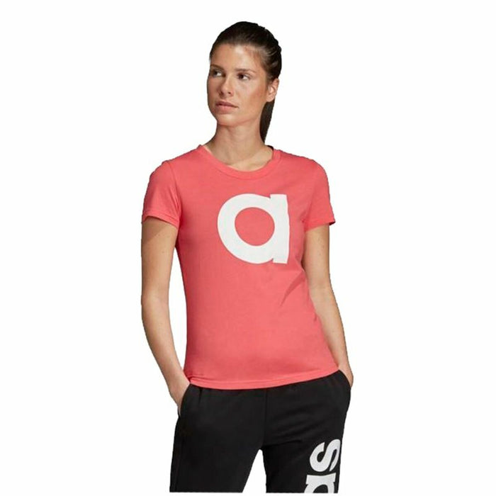 Tricou cu Mânecă Scurtă Femei Adidas Essentials Roz deschis