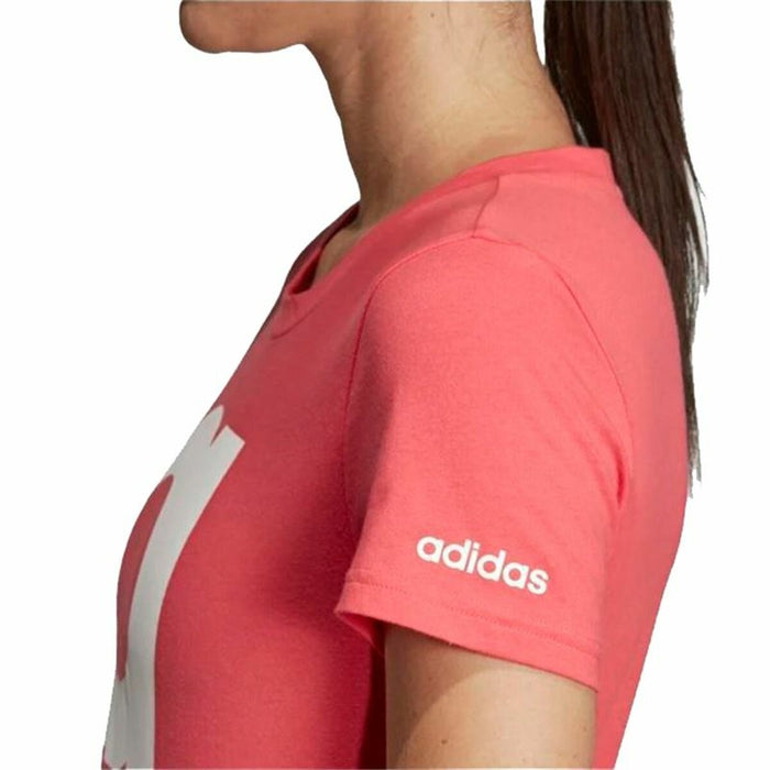Tricou cu Mânecă Scurtă Femei Adidas Essentials Roz deschis