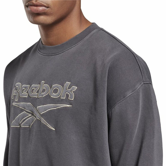 Hanorac fără Glugă Bărbați Reebok Classics Premium Gri închis