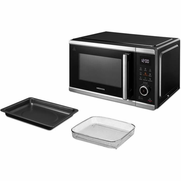 Cuptorul cu Microunde Me me me Negru Negru/Argintiu 900 W 25 L