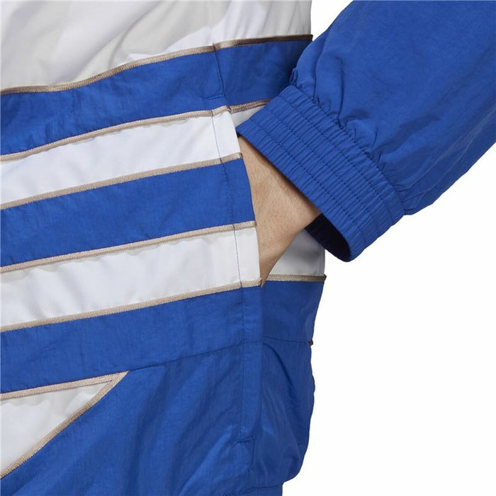 Jachetă Sport de Bărbați Adidas Originals Trefoil Albastru Roșu Roz deschis