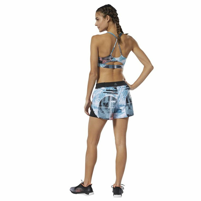 Pantaloni Scurți Sport pentru Damă Reebok Wor Moonshift Albastru celest