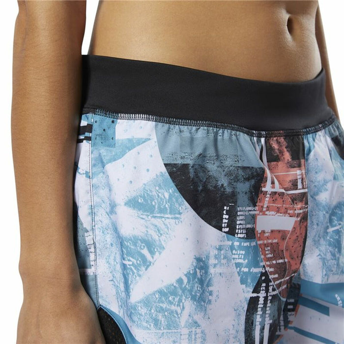 Pantaloni Scurți Sport pentru Damă Reebok Wor Moonshift Albastru celest