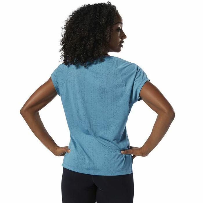 Tricou de Damă fără Mâneci Reebok Burnout Albastru