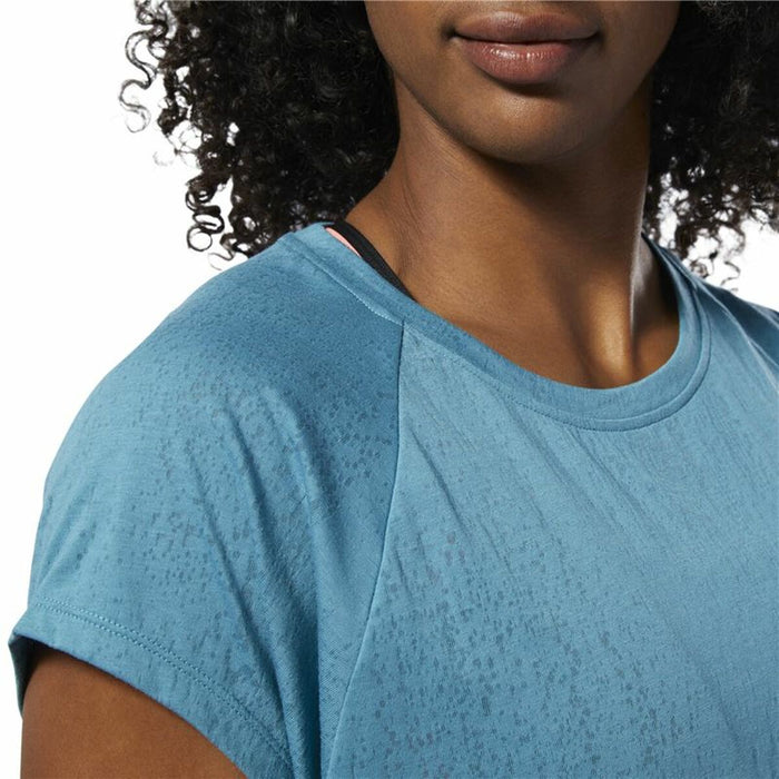 Tricou de Damă fără Mâneci Reebok Burnout Albastru