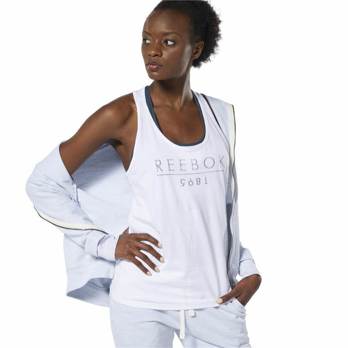 Tricou de Damă fără Mâneci Reebok 1895 Race Alb