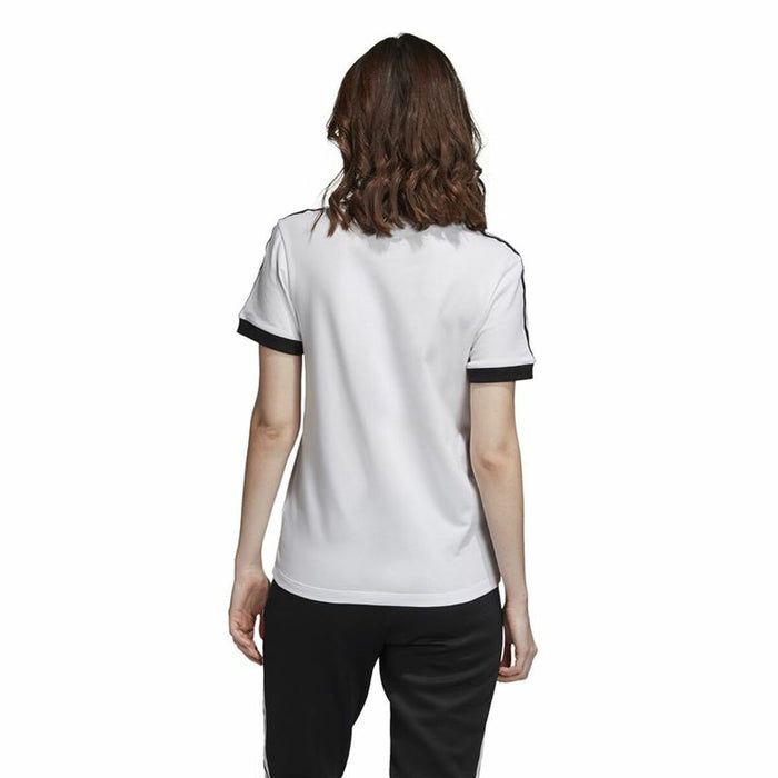 Tricou cu Mânecă Scurtă Femei Adidas 3 stripes Alb