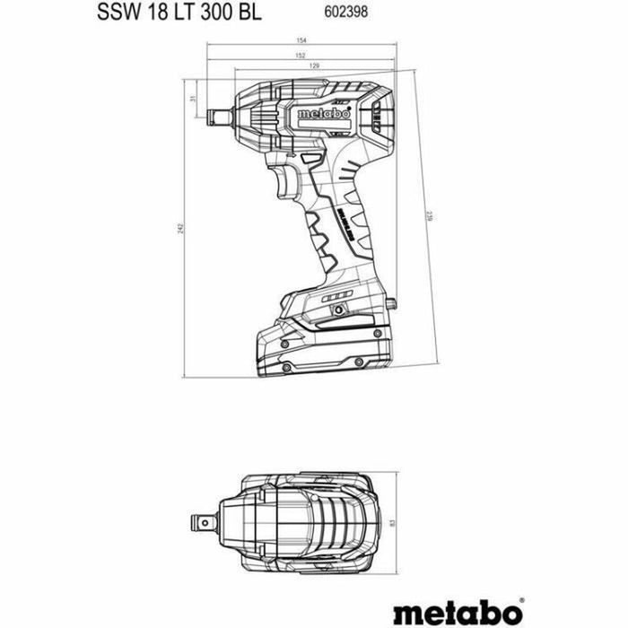 Set burghiu și accesorii Metabo 685202000 18 V