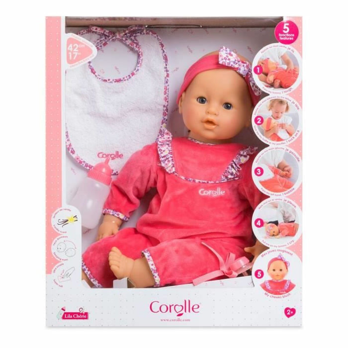 Păpușă bebeluș cu accesorii Corolle Lila Chérie cu sunet