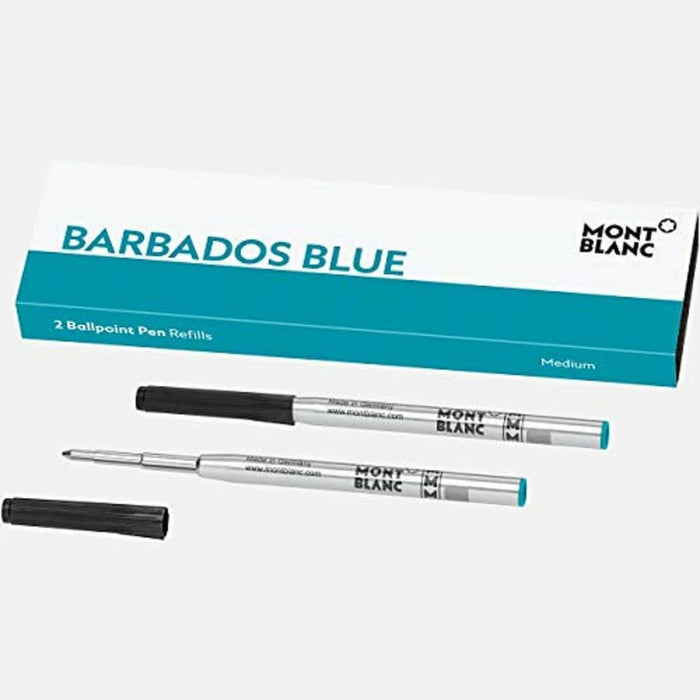 Rezerve pentru creion Montblanc 128219 Turquoise Albastru (2 Unități)