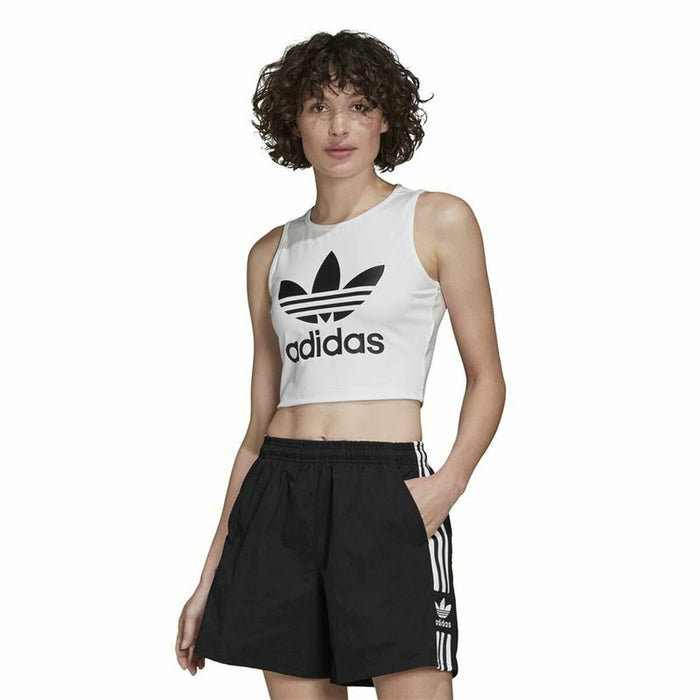 Tricou de Damă fără Mâneci Adidas Tank  Alb
