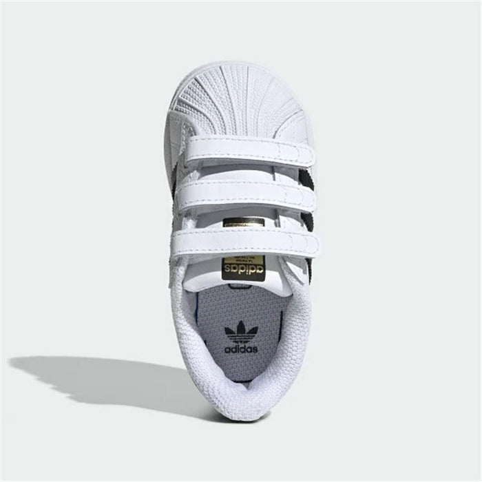 Încălțăminte Sport pentru Bebeluși Adidas Superstar Alb