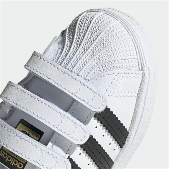 Încălțăminte Sport pentru Bebeluși Adidas Superstar Alb