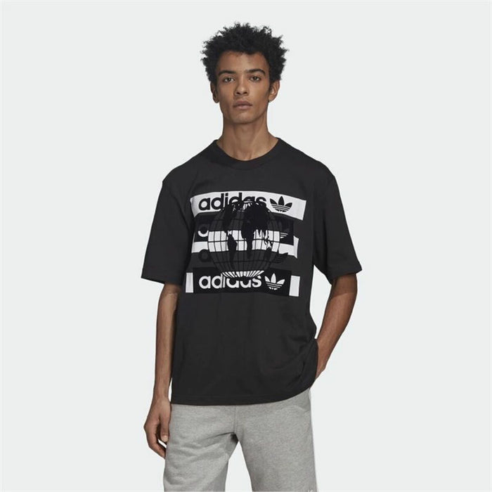 Tricou cu Mânecă Scurtă Bărbați Adidas R.Y.V. Message Negru