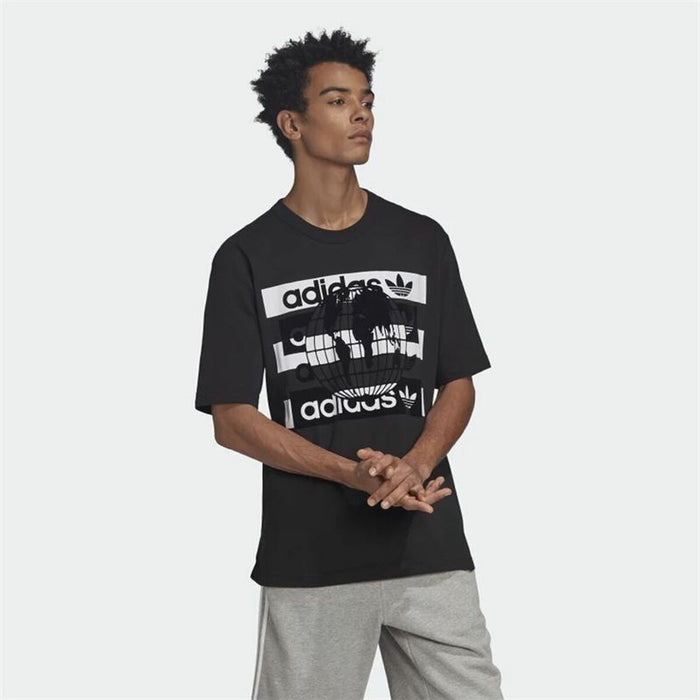 Tricou cu Mânecă Scurtă Bărbați Adidas R.Y.V. Message Negru