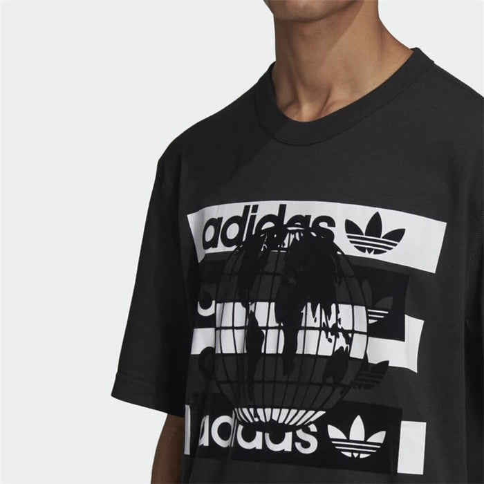 Tricou cu Mânecă Scurtă Bărbați Adidas R.Y.V. Message Negru