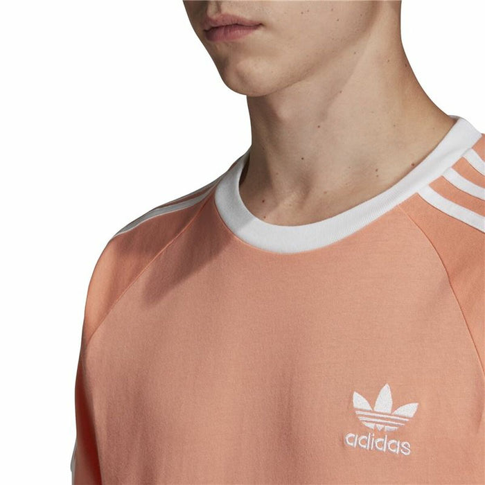 Tricou cu Mânecă Scurtă Bărbați Adidas 3 stripes Somon