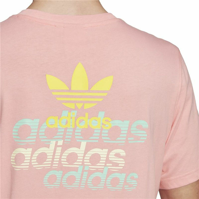 Tricou cu Mânecă Scurtă Bărbați Adidas Frontback Roz