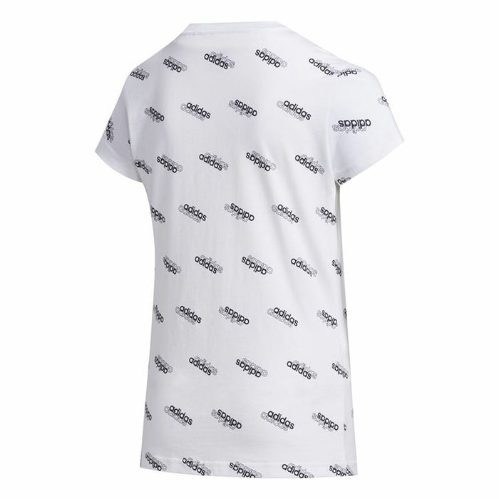 Tricou cu Mânecă Scurtă pentru Copii Adidas Sportswear Alb