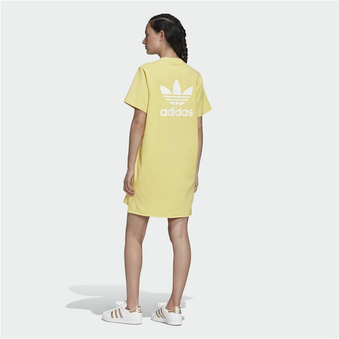 Rochie Adidas Originals Trefoil Galben