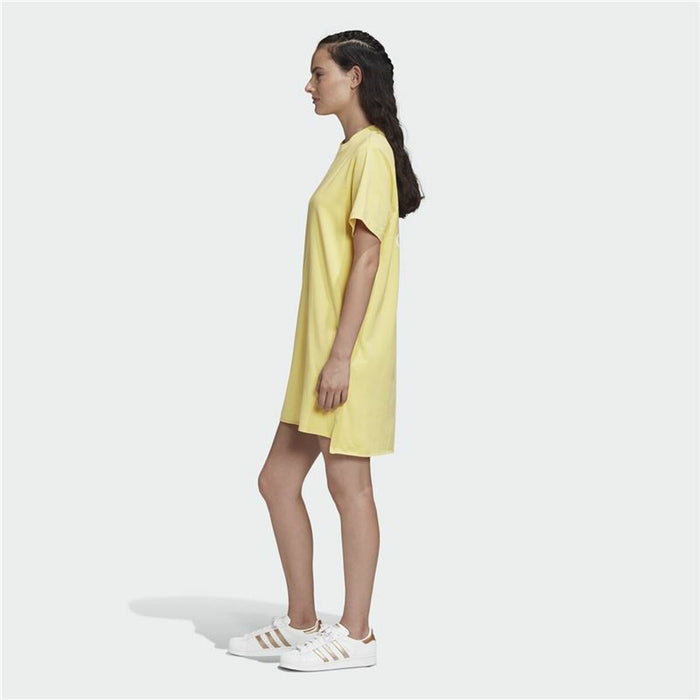 Rochie Adidas Originals Trefoil Galben
