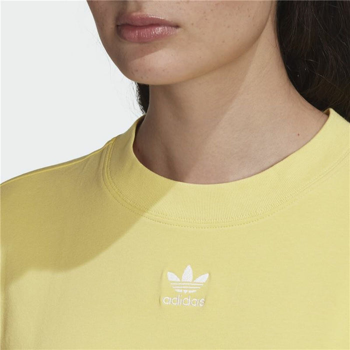 Rochie Adidas Originals Trefoil Galben