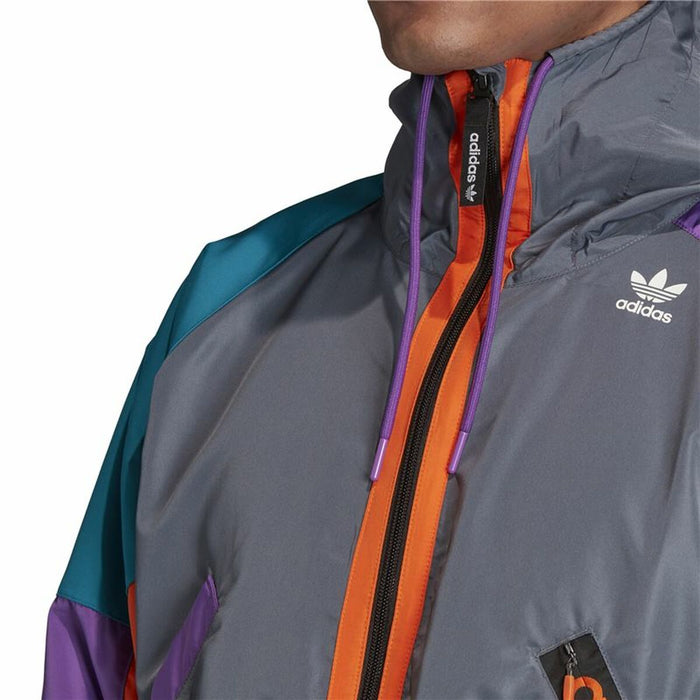 Jachetă Sport de Bărbați Adidas Originals Karkaj Gri închis