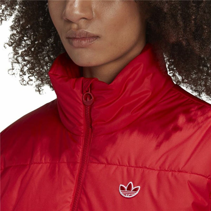 Jachetă Sport de Damă Adidas Originals Puffer Roșu