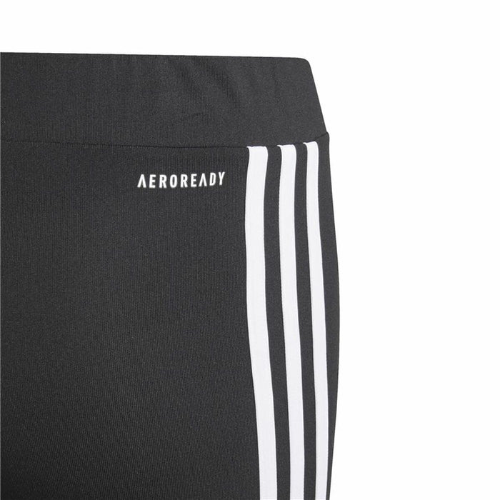 Colanți Sport pentru Copii Adidas Design 2 Move 3 Stripes Negru