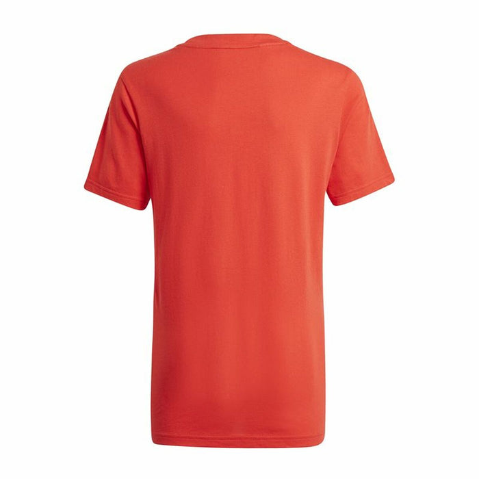 Tricou cu Mânecă Scurtă Adidas Essentials 3 Bandas Roșu