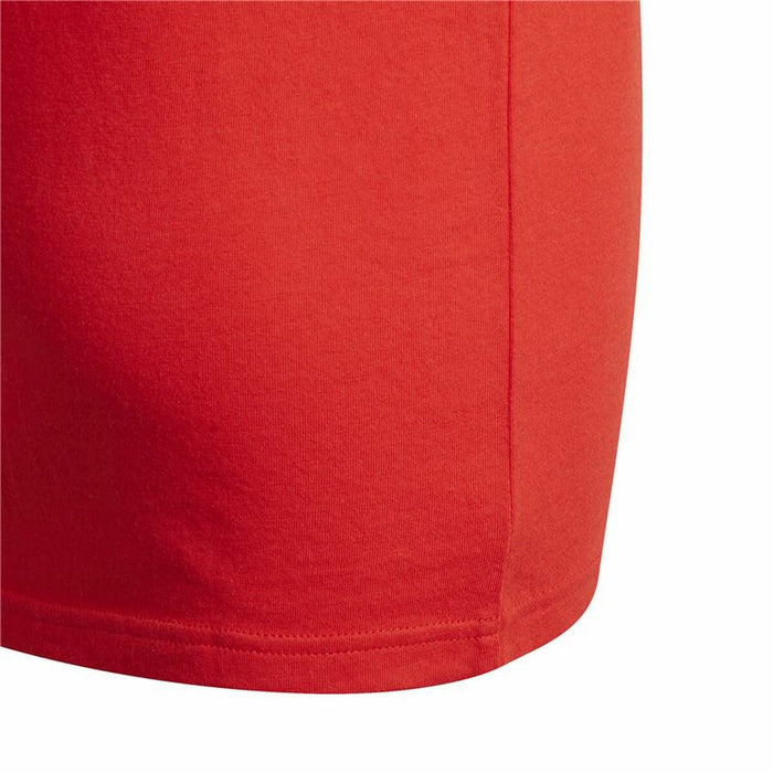 Tricou cu Mânecă Scurtă Adidas Essentials 3 Bandas Roșu