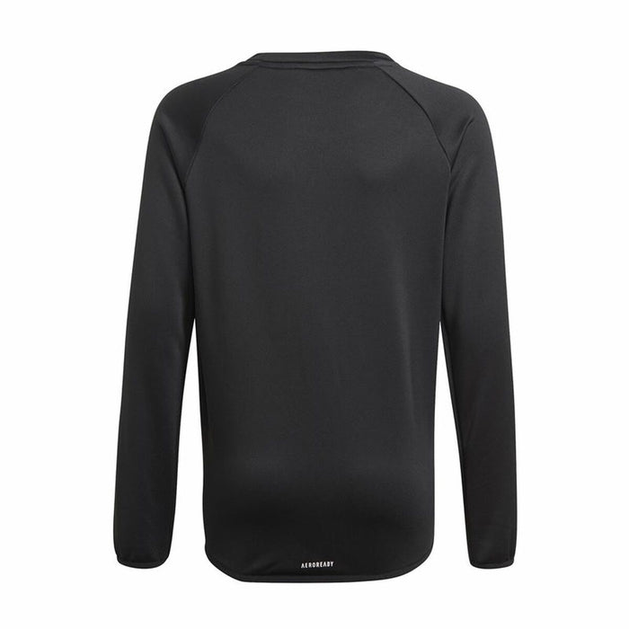 Hanorac fără Glugă Copii Adidas Designed To Move Big Logo Negru