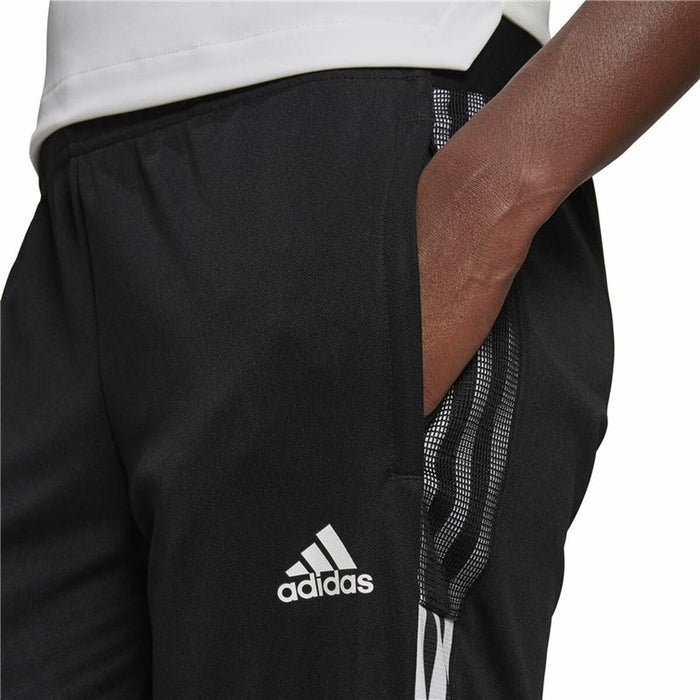 Pantalon de Antrenament de Fotbal pentru Adulți Adidas Tiro21 Tr Negru Femeie