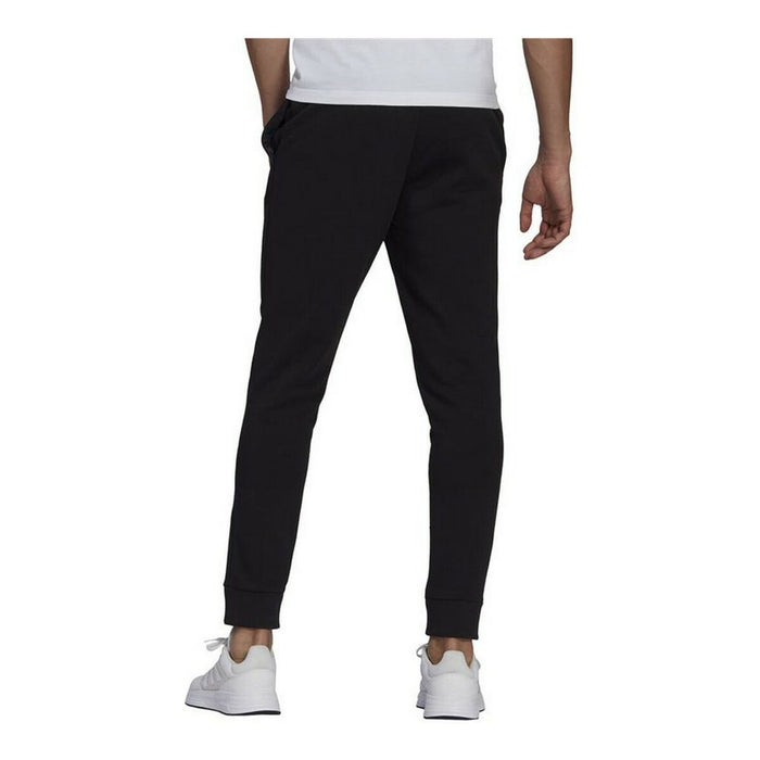 Pantaloni lungi de sport Adidas Essentials Fleece Regular Fit Negru Bărbați