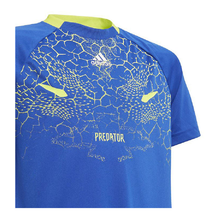 Tricou de Fotbal cu Mânecă Scurtă pentru Copii Adidas Predator Inspired Albastru