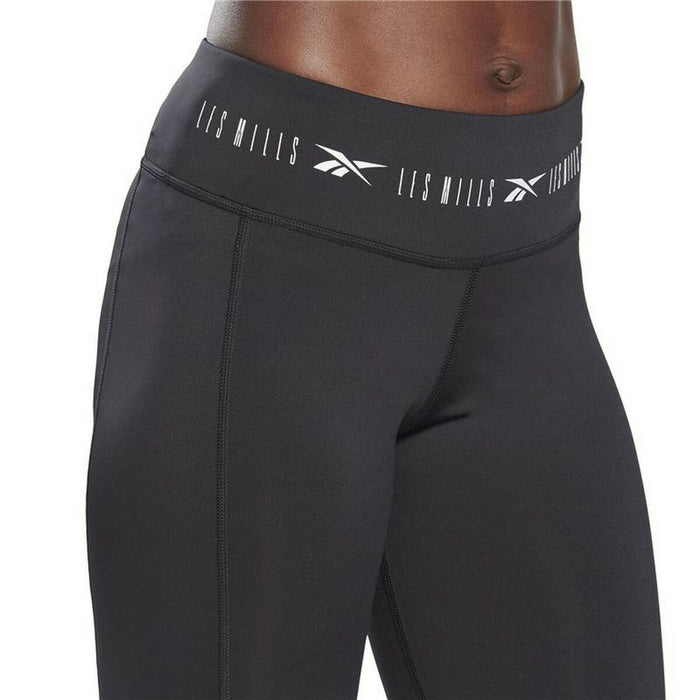 Colanți Sport de Damă Reebok  Les Mills Ciclism Negru