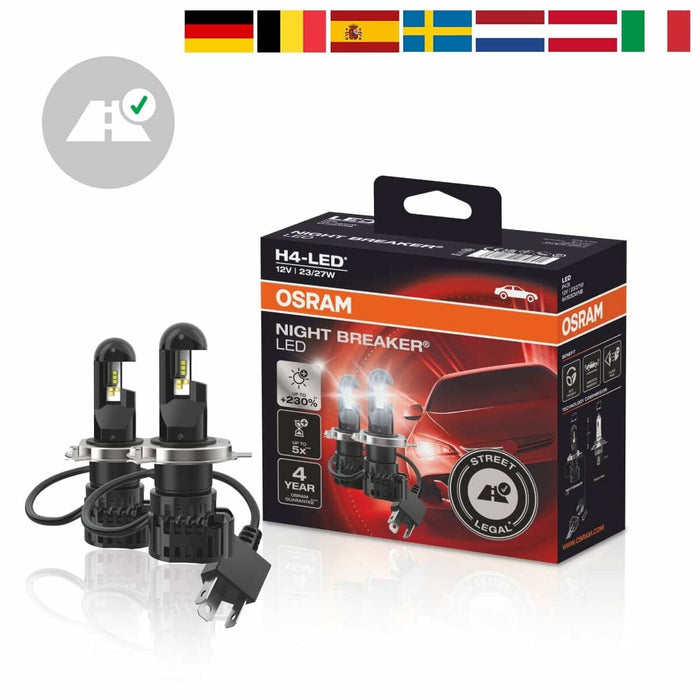 Bec auto Osram Nightbreaker CS4 H4 12 V LED (1 Unități)